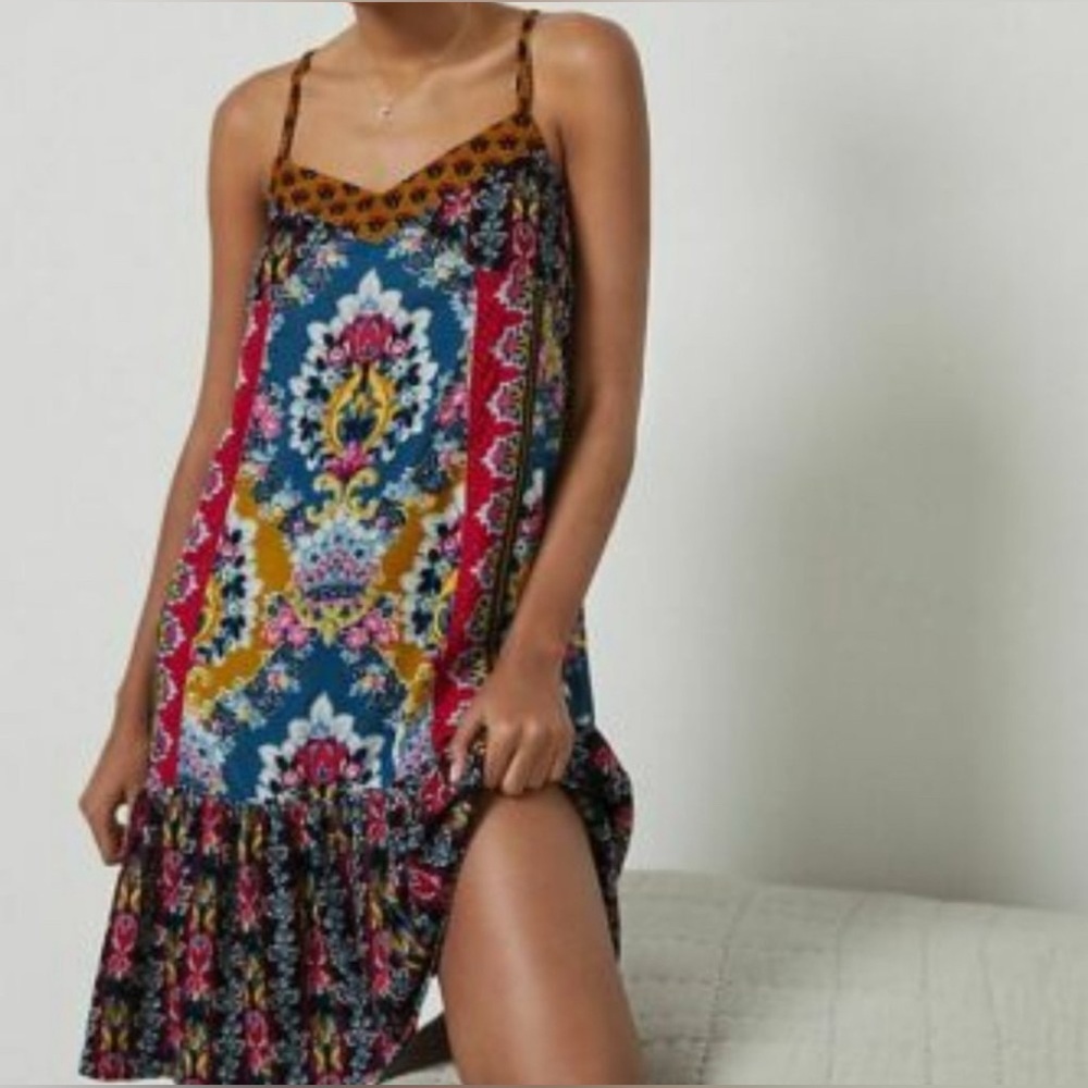 Anthropologie Multicolor Midi Dress